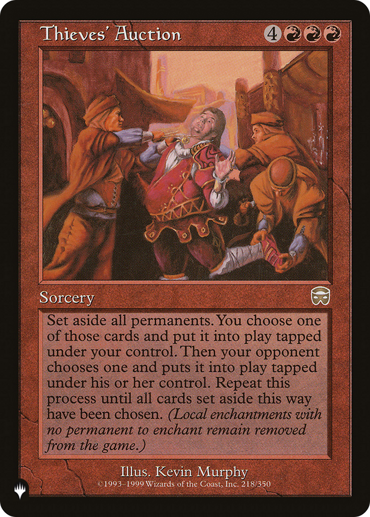 Thieves' Auction (LIST-MMQ-218) [The List]