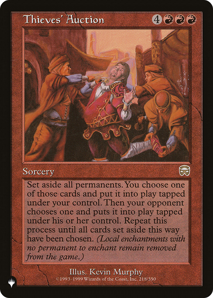 Thieves' Auction (LIST-MMQ-218) [The List]