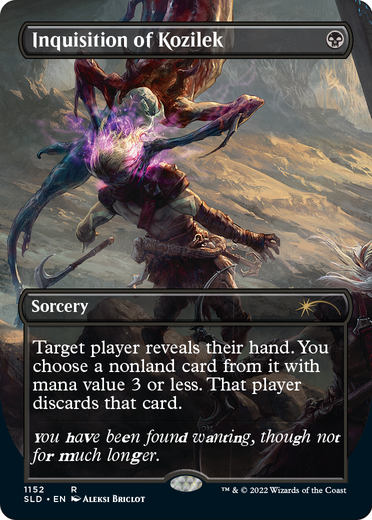 Inquisition of Kozilek (SLD-1152) (Borderless) [Secret Lair Drop] Foil