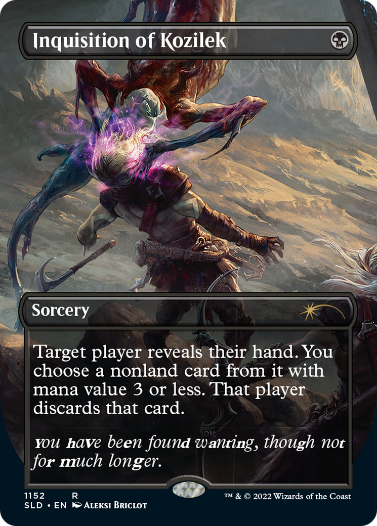Inquisition of Kozilek (SLD-1152) [Secret Lair Drop] (Borderless) Foil