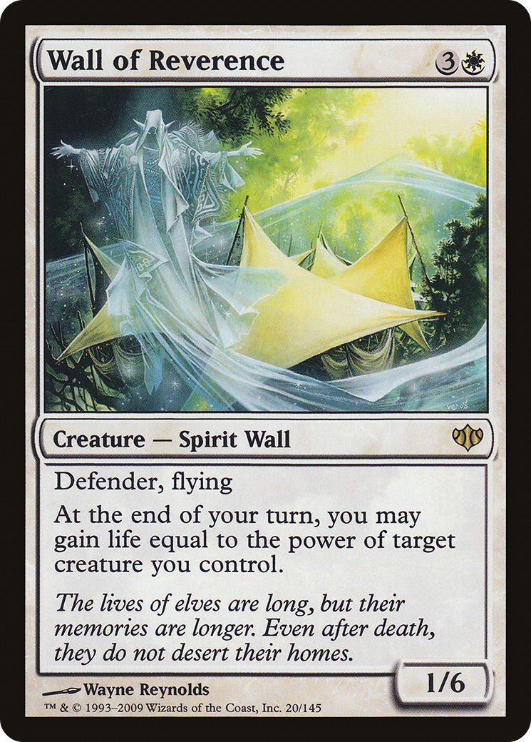 Wall of Reverence (CON-020) [Conflux]