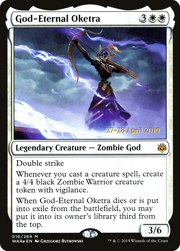God-Eternal Oketra (PRE-16S) [War of the Spark Promos] Foil