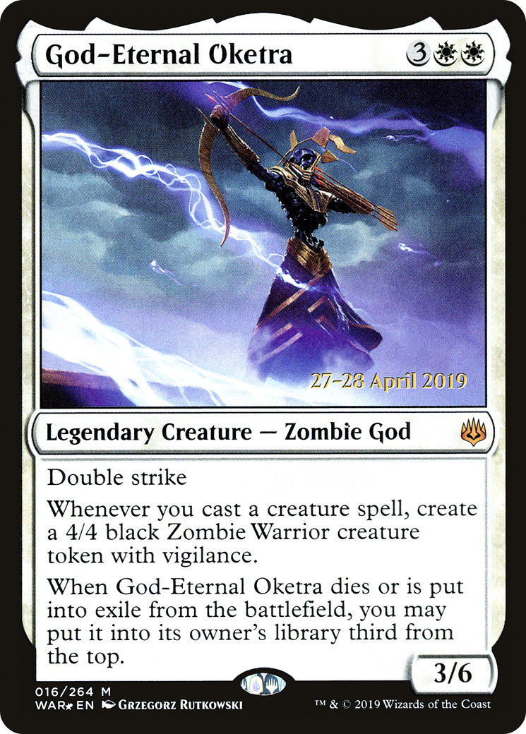 God-Eternal Oketra (PRE-16S) [War of the Spark Promos] Foil