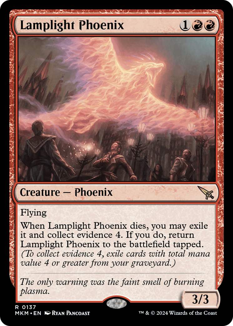 Lamplight Phoenix (MKM-137) [Murders at Karlov Manor] Foil
