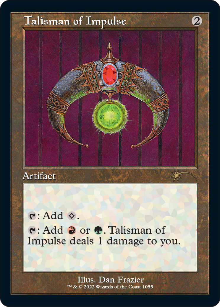 Talisman of Impulse (Retro Frame) (SLD-1055) [Secret Lair Drop]