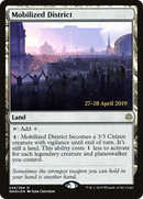 Mobilized District (PRE-249S) [War of the Spark Promos] Foil
