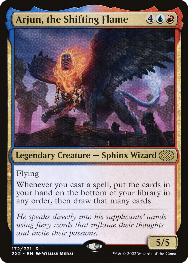Arjun, the Shifting Flame (2X2-172) [Double Masters 2022] Foil