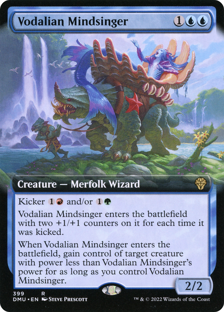Vodalian Mindsinger (Extended Art) (DMU-399) [Dominaria United]