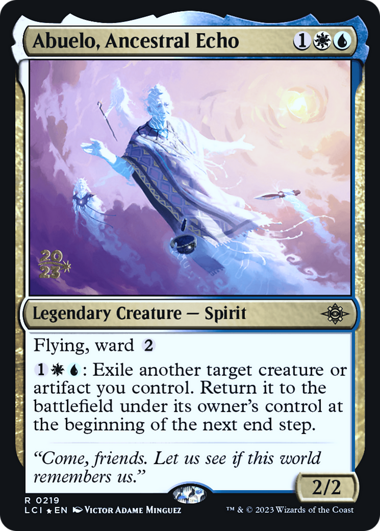 Abuelo, Ancestral Echo (PRE-219S) [The Lost Caverns of Ixalan Promos] Foil