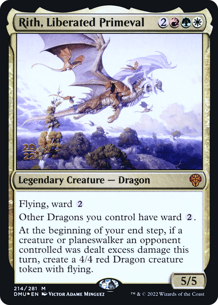 Rith, Liberated Primeval (PRE-214) [Dominaria United Promos] Foil