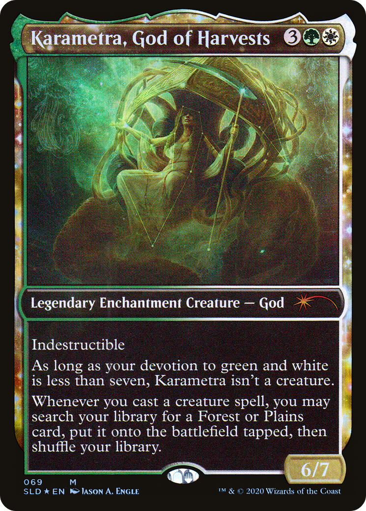 Karametra, God of Harvests (SLD-069) (Showcase) [Secret Lair Drop] Foil