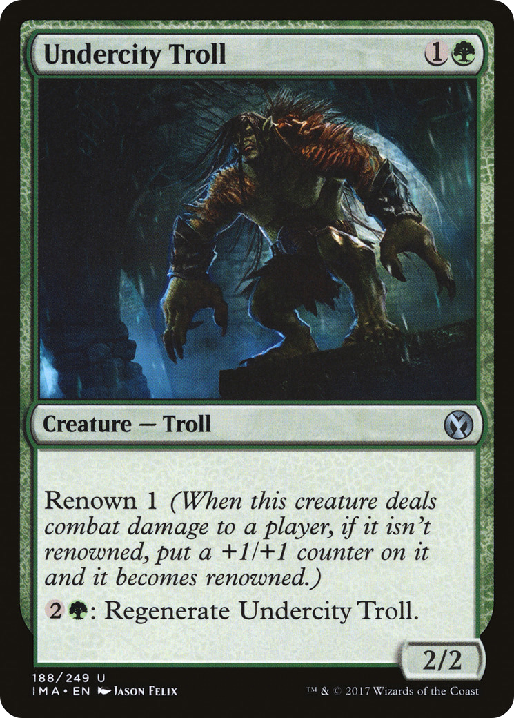 Undercity Troll (IMA-188) [Iconic Masters]