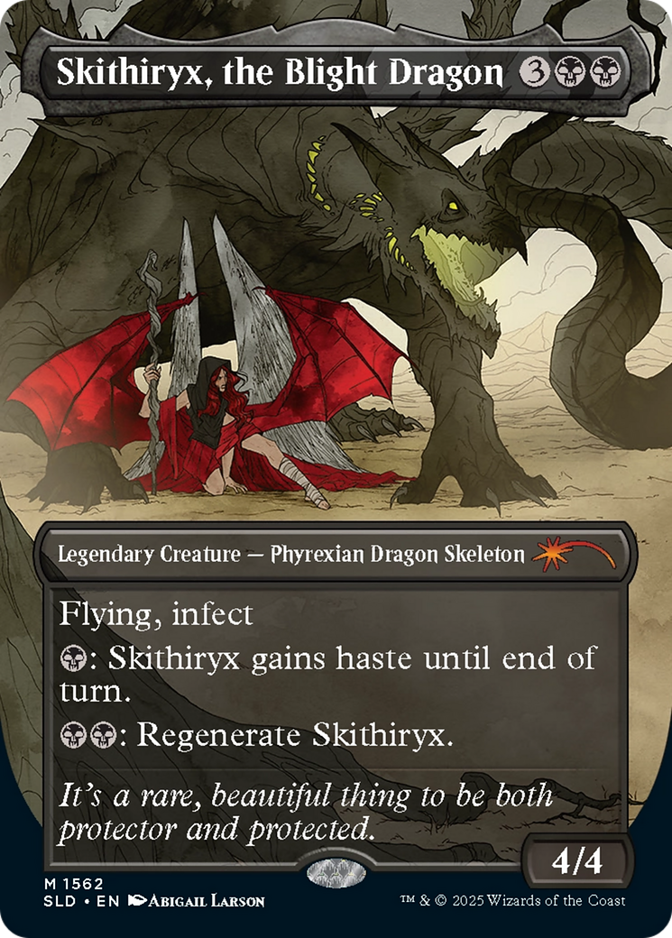 Skithiryx, the Blight Dragon (SLD-1562) [Secret Lair Drop] (Borderless)