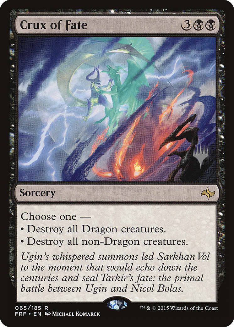 Crux of Fate (PPIKO-65P) [Fate Reforged Promos] Foil