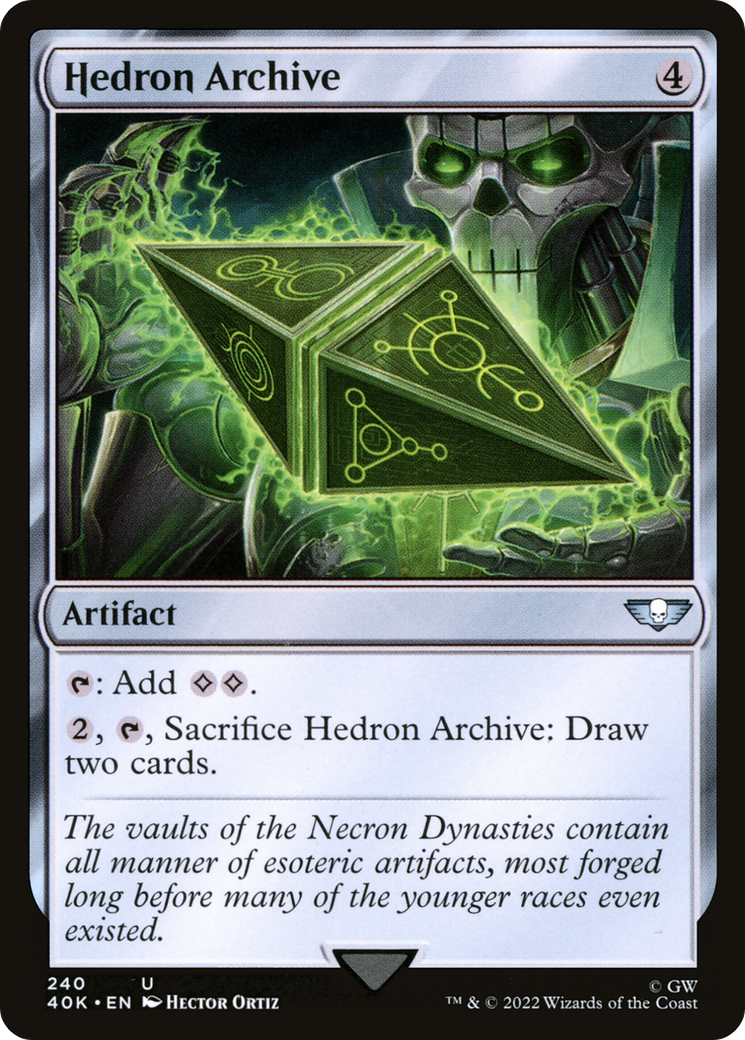 Hedron Archive (40K-240) [Warhammer 40,000 Commander]