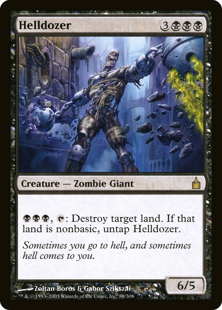 Helldozer (RAV-088) [Ravnica: City of Guilds] Foil