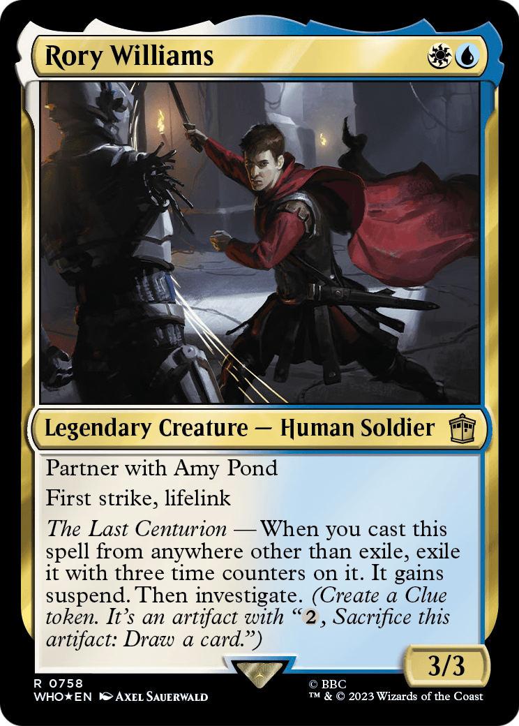 Rory Williams (Surge Foil) (WHO-758) [Doctor Who] Foil