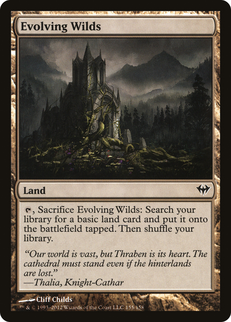 Evolving Wilds (DKA-155) [Dark Ascension] Foil