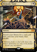 Demonic Tutor (STA-027) (Showcase) (Borderless) [Strixhaven Mystical Archive]
