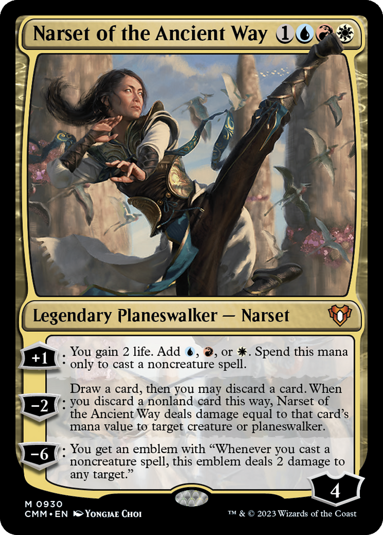 Narset of the Ancient Way (CMM-930) [Commander Masters]