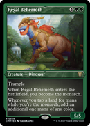 Regal Behemoth (CMM-569) [Commander Masters] Etched Foil