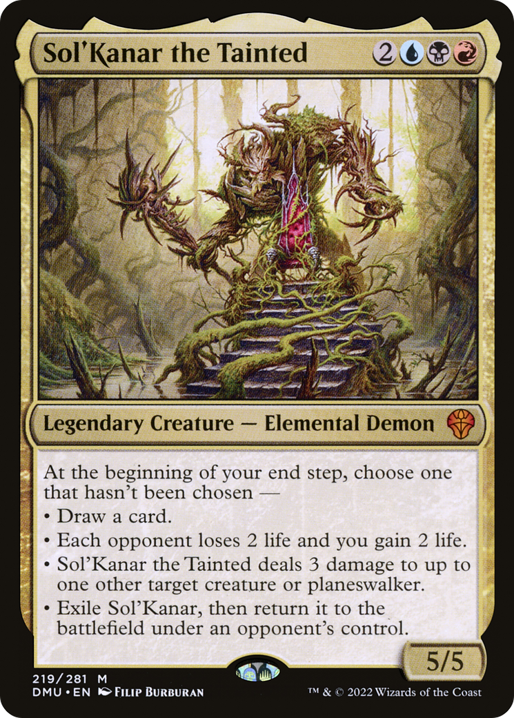 Sol'Kanar the Tainted (DMU-219) [Dominaria United] Foil