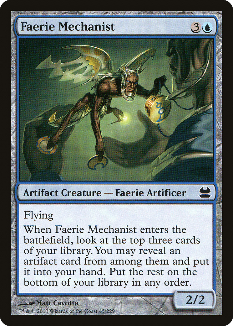 Faerie Mechanist (MMA-045) [Modern Masters]