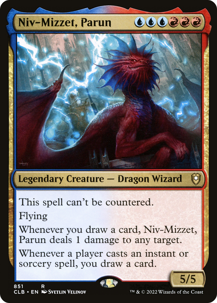 Niv-Mizzet, Parun (CLB-851) [Commander Legends: Battle for Baldur's Gate]