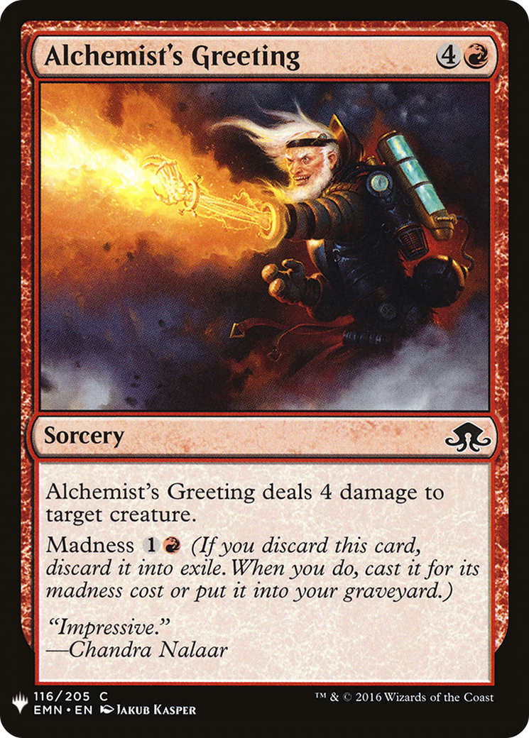 Alchemist's Greeting (LIST-EMN-116) [The List]