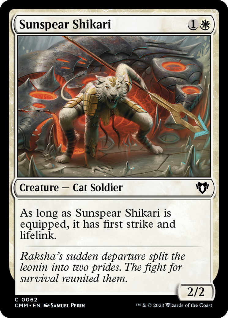 Sunspear Shikari (CMM-062) [Commander Masters] Foil