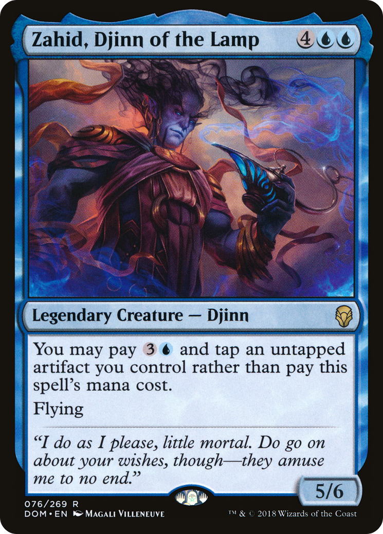 Zahid, Djinn of the Lamp (DOM-076) [Dominaria]