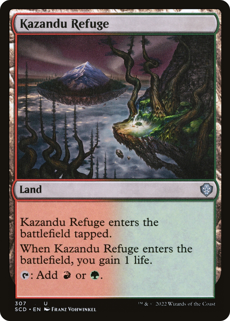 Kazandu Refuge (SCD-307) [Starter Commander Decks]