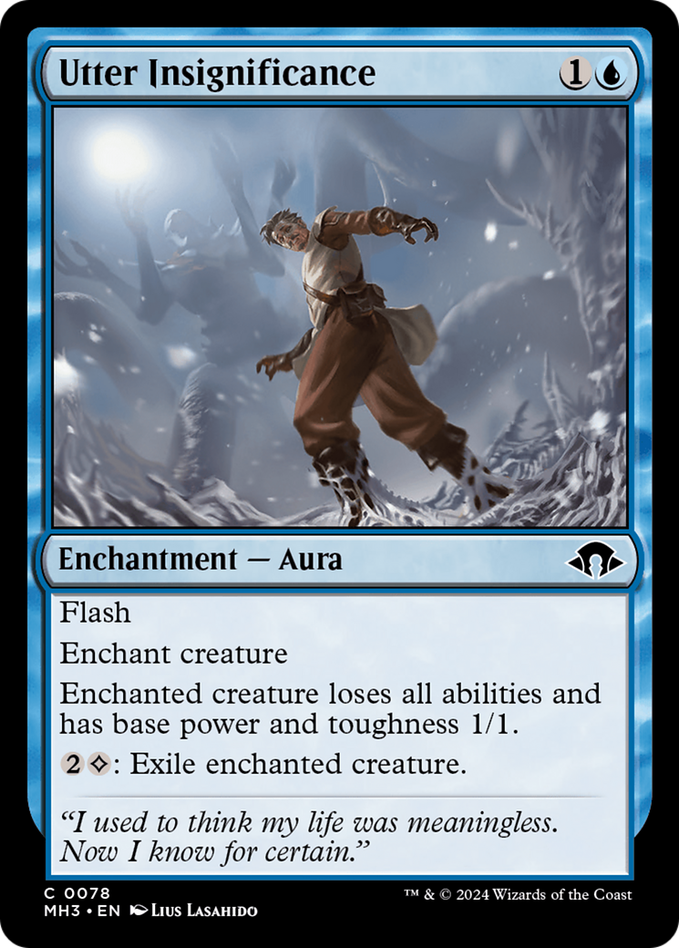Utter Insignificance (MH3-078) [Modern Horizons 3] Foil