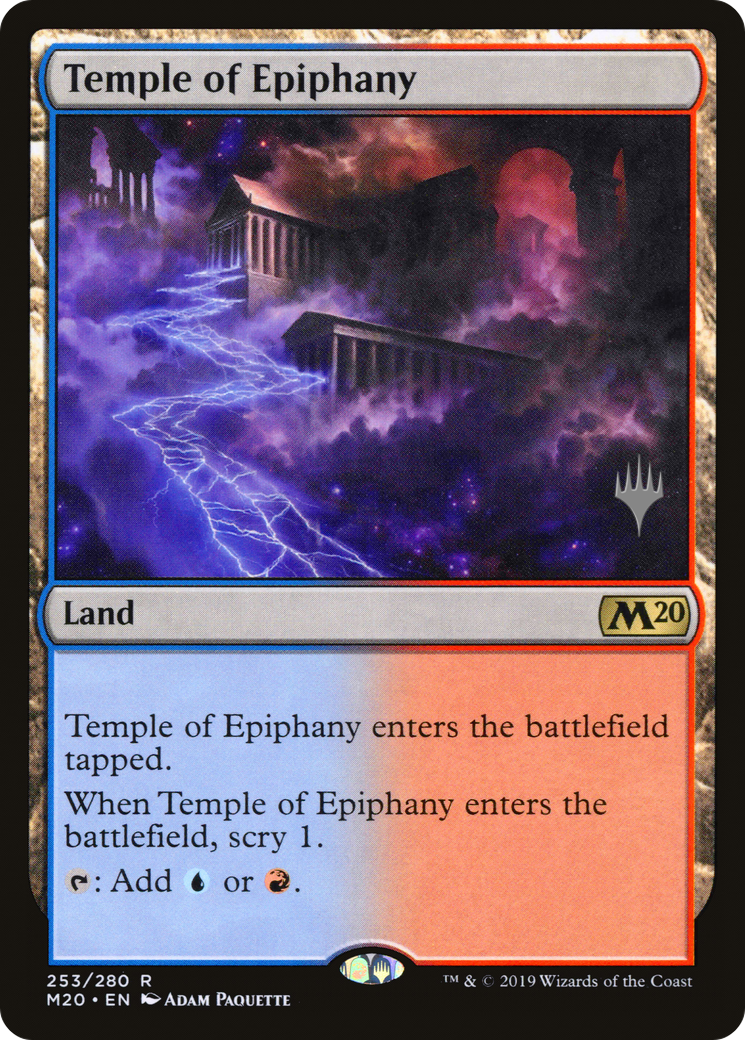 Temple of Epiphany (PPM20-253P) [Core Set 2020 Promos] Foil
