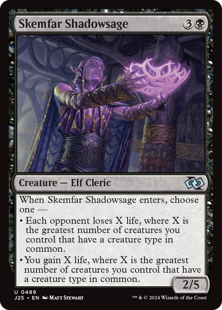Skemfar Shadowsage (J25-489) [Foundations Jumpstart]