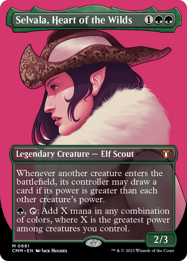 Selvala, Heart of the Wilds (CMM-681) [Commander Masters] (Borderless)