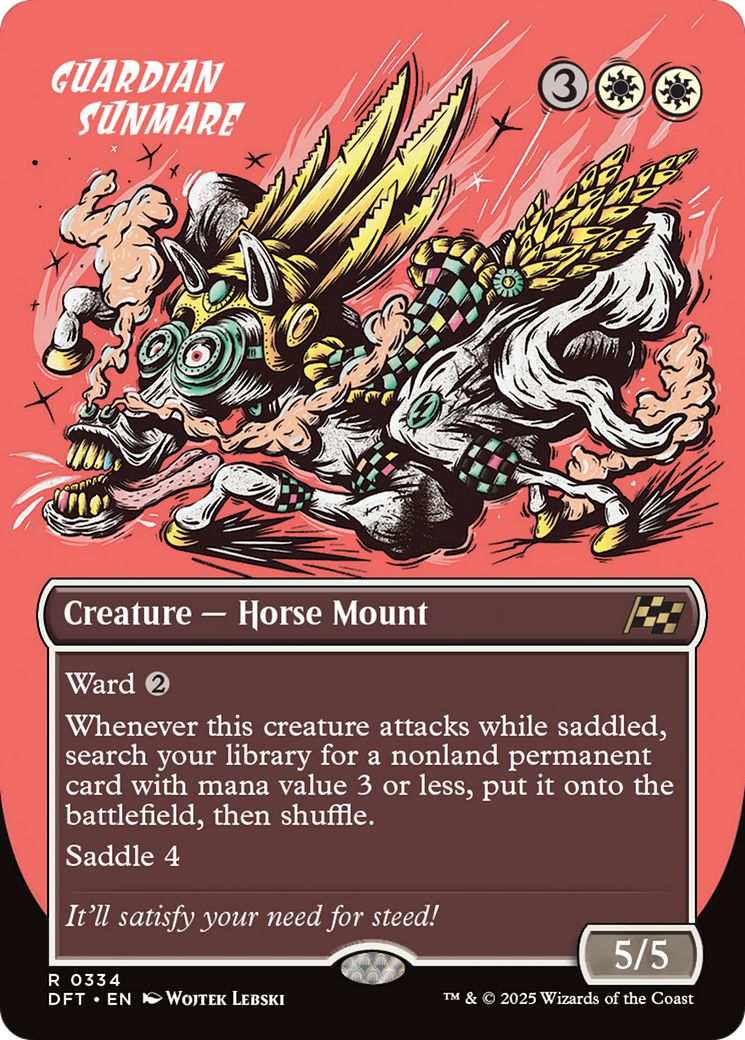 Guardian Sunmare (DFT-334) [Aetherdrift] (Borderless) Foil