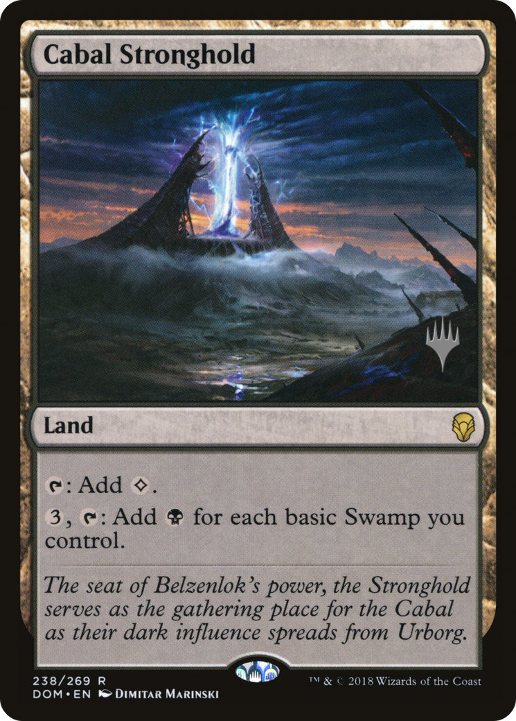 Cabal Stronghold (PPM20-238P) [Dominaria Promos]