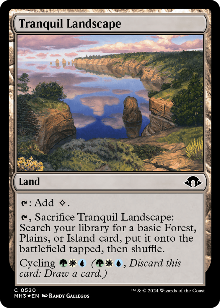 Tranquil Landscape (MH3-520) [Modern Horizons 3] Foil