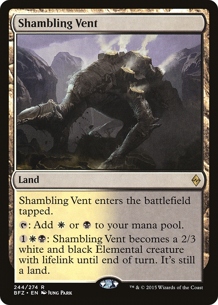 Shambling Vent (BFZ-244) [Battle for Zendikar]