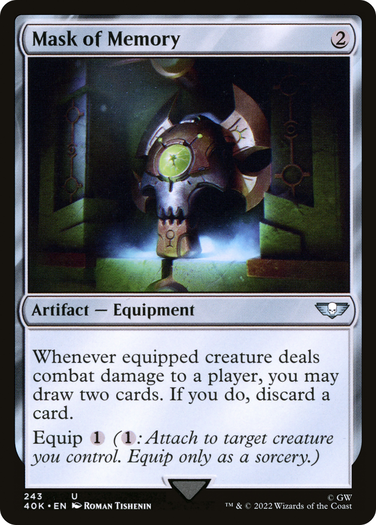 Mask of Memory (40K-243) [Warhammer 40,000 Commander]