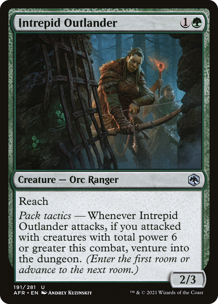 Intrepid Outlander (AFR-191) [Adventures in the Forgotten Realms] Foil