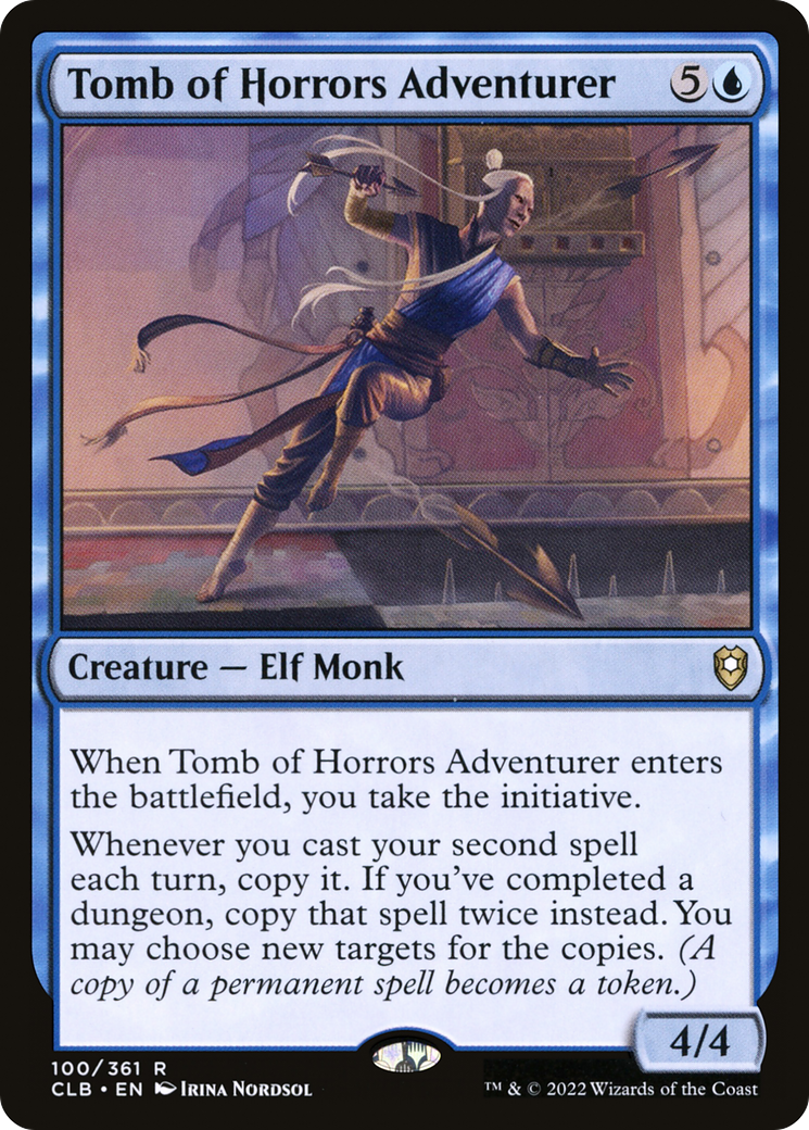 Tomb of Horrors Adventurer (CLB-100) [Commander Legends: Battle for Baldur's Gate]