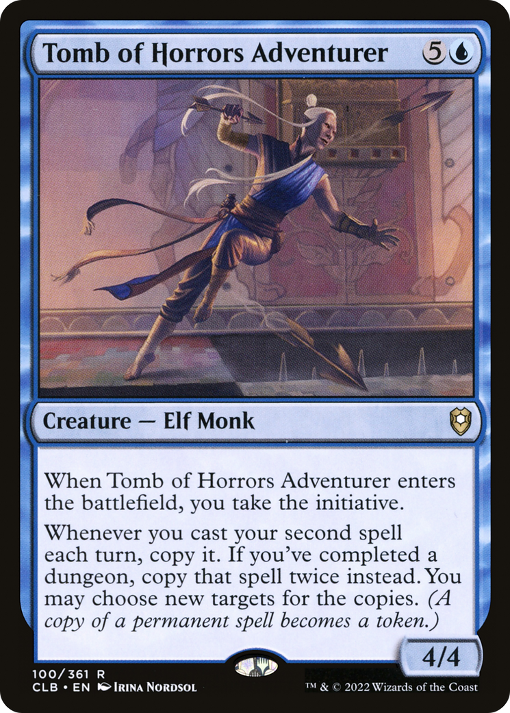 Tomb of Horrors Adventurer (CLB-100) [Commander Legends: Battle for Baldur's Gate]