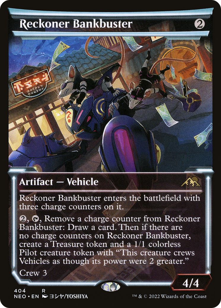 Reckoner Bankbuster (Showcase) (NEO-404) [Kamigawa: Neon Dynasty]
