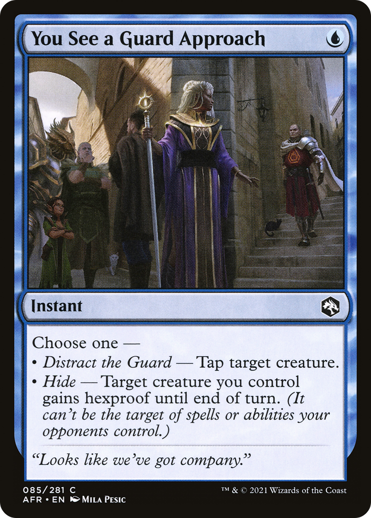 You See a Guard Approach (AFR-085) [Adventures in the Forgotten Realms]