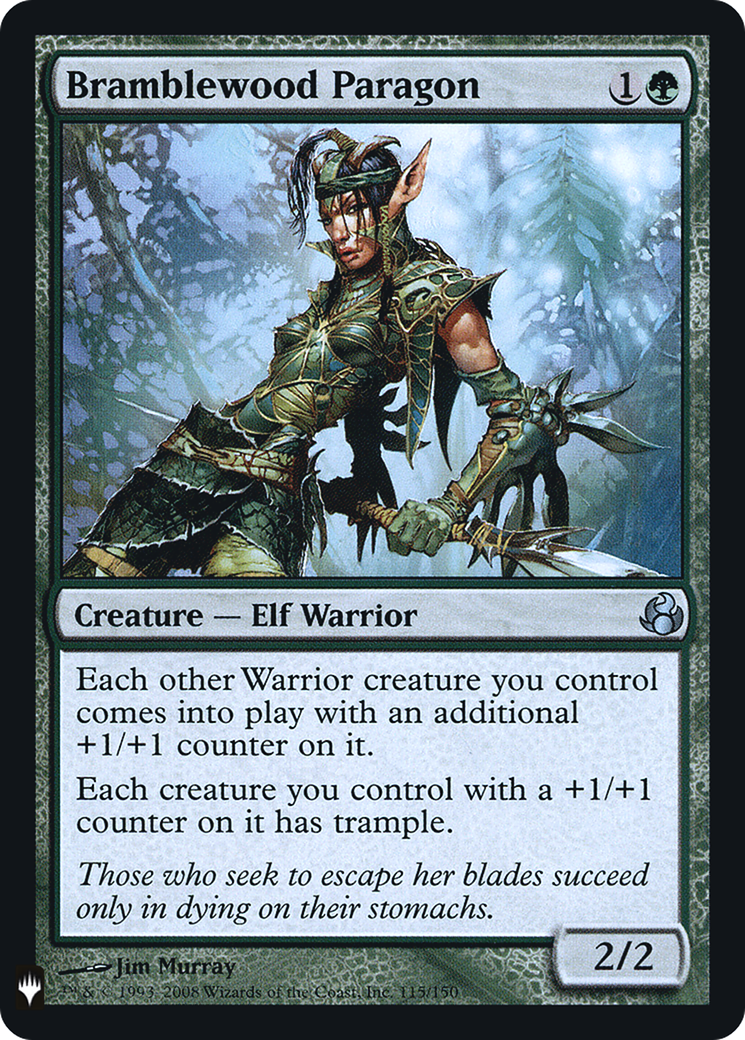 Bramblewood Paragon (LIST-MOR-115) [The List] Foil