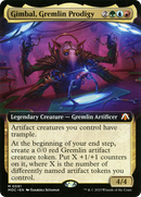 Gimbal, Gremlin Prodigy (MOC-091) [March of the Machine Commander]: (Extended Art) Foil