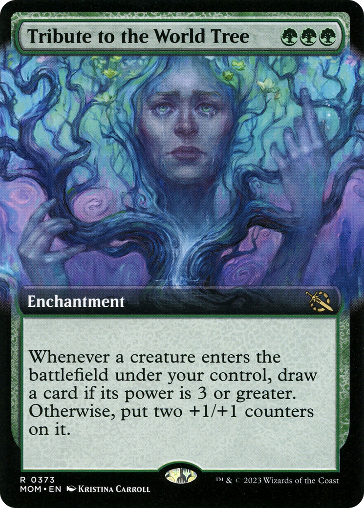 Tribute to the World Tree (MOM-373) [March of the Machine]: (Extended Art)