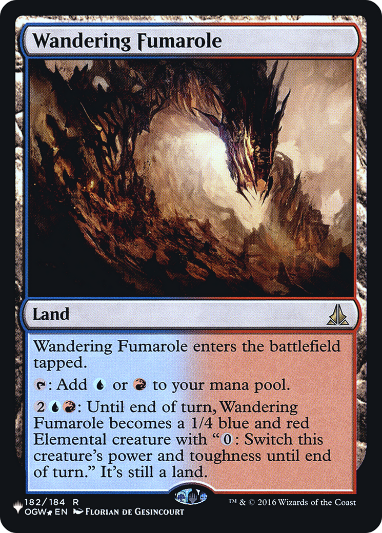 Wandering Fumarole (LIST-OGW-182) [The List] Foil